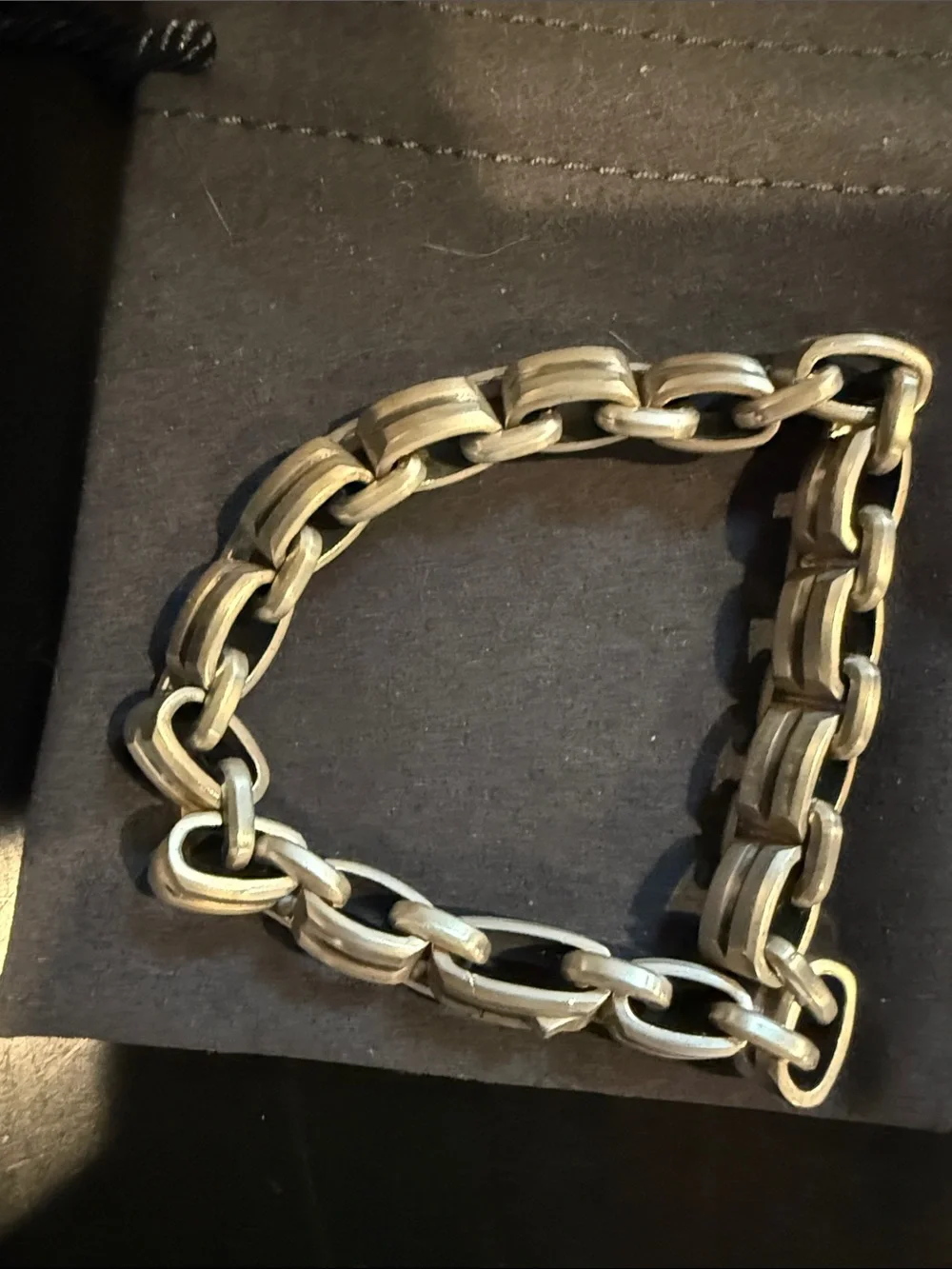 David Yurman Silver Link Chain Bracelet - Sterling silver
